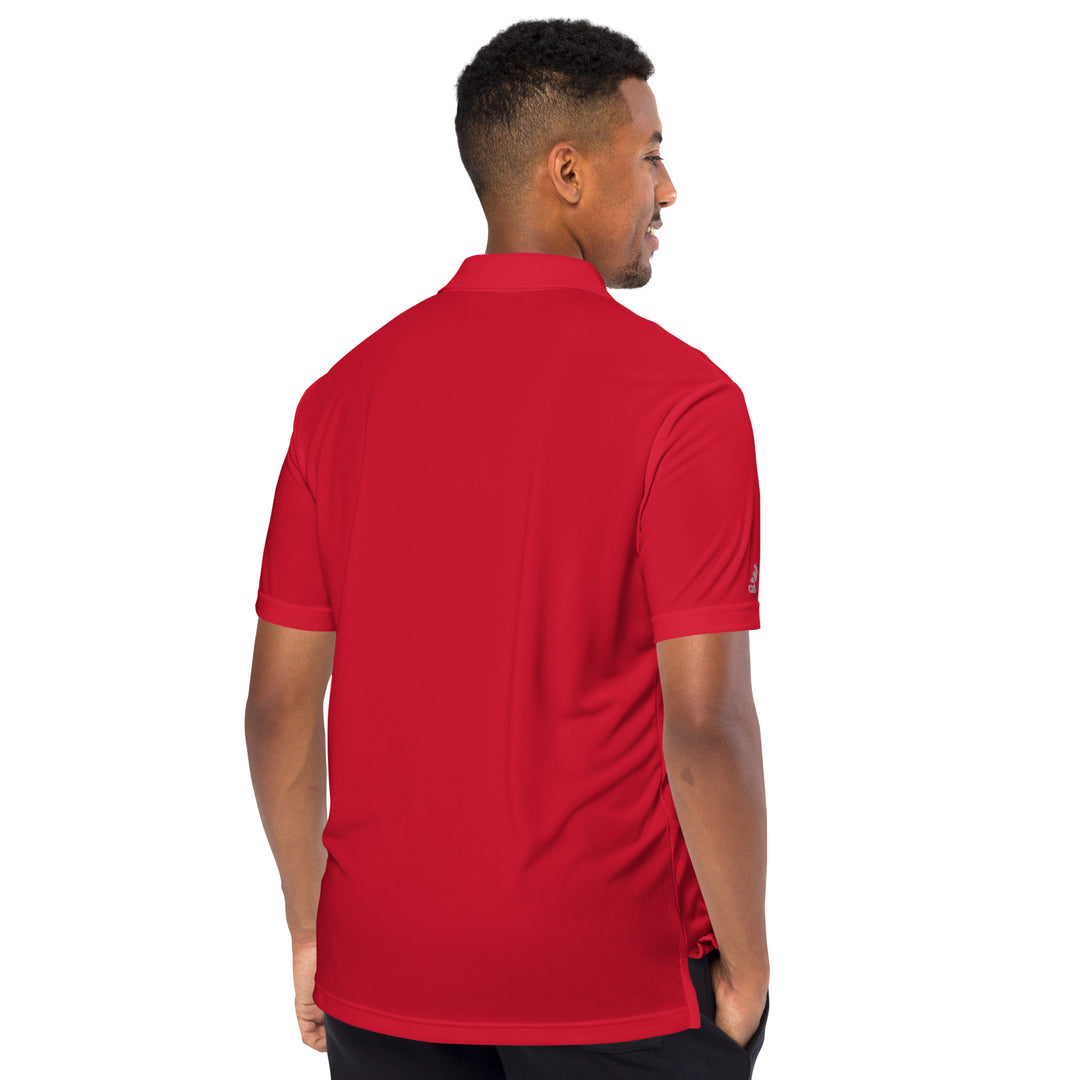Anchor Adidas Performance Polo Shirt Red – Its The Donnellys Store